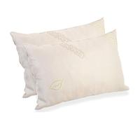 Relaxer Natural Aloe Vera Memory Foam Pillows, Anti Mite Pillows, Extra Fill Memory Foam Pillows for neck & Body Support, Anti Allergenic (PACK OF 2)