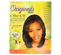 Relaxer/Smoothing Cream Africa's Best Organics Olive Oil 2x Complete Kits Relaxer Super/Coarse