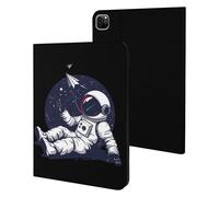 Relaxing Astronaut Throwing Paper Airplanes Tablet Case Slim Stand Protective Case Cover Tablet Cover Tablet Sleeve
