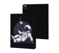 Relaxing Astronaut Throwing Paper Airplanes Tablet Case Slim Stand Protective Case Cover Tablet Cover Tablet Sleeve