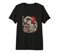 Relaxing Capybara with Waves - Chill Vibes Premium T-Shirt