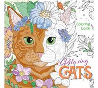 Relaxing Cats Colouring Book