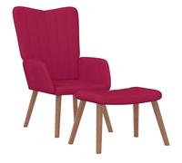 Relaxing Chair with Stool in Various Colours vidaXL
