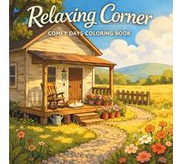 Relaxing Corner: Comfy Days Coloring Book for Adults and Teens, Cozy Scenes with Peaceful Moments and Nature Views for Stress Relief, Mindfulness and Creative Calm