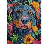 Relaxing Dogs in Mandalas: A 500-Page Coloring Journey for Kids, Adults, and Dog Lovers.: A Giant Dog Mandala Coloring Book with 500 Pages for Kids, Teens, and Adults.
