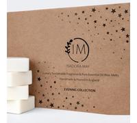 Relaxing Evening Collection | Luxury, Highly Scented Soy Wax Melts | Long-Lasting Fragrance | Gift Set | 4 Packets of Mixed Scents - 16 x Wax Melts | Vegan Wax | Plastic Free Packaging | Handmade