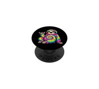 Relaxing Hippie Peace Sloth PopSockets Adhesive PopGrip