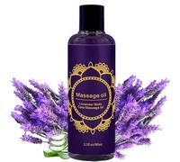 Relaxing Lavender Massage Oil for Therapy - nourishes Skin & Sensual Relaxation - Infused with Natural Oils, 60ml
