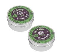 Relaxing Massage Balm (100g x 2pack) - Natural Aromatherapy Wax with Lavender, Bergamot & Geranium - Ideal for Reflexology, Stress Relief & Professional Massage Therapist - Me Time Therapies