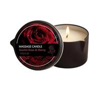 Relaxing Massage Candle - Romantic Body Wax Melt, Scented Aromatherapy Oil with Natural Soy Ingredients, Smooth Glide Skin, Ideal for Couples Date Night and Bedroom Spa