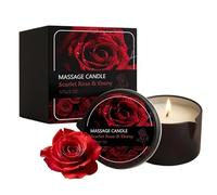 Relaxing Massage Candle, Romantic Long Lasting Scent, 2 in 1 Aromatherapy Body Oil Candle, High Grade Soy Wax Blend with Oils, Premium Personal Care Hardware, Versatile Massage for Couples