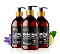 Relaxing Massage Oil by Missy - Luxurious Soothing Blend Massage Oil for Date Night with Lavender, Chamomile, Ylang Ylang & Bergamot, Enriched with