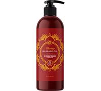 Relaxing Massage Oil for Massage Therapy - Aromatherapy Full Body Massage Oil with Alluring Lavender Ylang Ylang Orange and Geranium Essential Oils - Naturally Scented Vegan Non GMO & Gluten Free