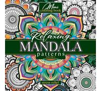 Relaxing Mini Mandala Coloring Book: Portable Travel Size for Stress Relief and Meditation