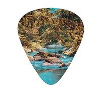 Relaxing Rain And Birds Sounds Print Guitar Picks Personalized Novelty Guitar Plectrums For Electric Guitar Acoustic Guitar 12 Pack
