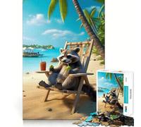 Relaxing The Beach Jigsaw Puzzle 1000 Piece for Teenagers Reason Skill Toy Relaxing Fun Exact Cut (38x26cm)
