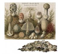 Relaxing Wooden Puzzle, Adults, Ernst Haeckels Nature Forms, 1000 Pieces | A hands-on home pastime - less screen time at home during indoor leisure.
