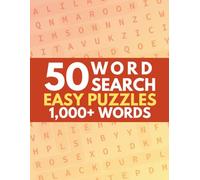 Relaxing Word Search Puzzles: 50 Easy Large Print Puzzles for Stress Relief | Calm & Peaceful Brain Games | 2 Puzzles Per Page | Includes Solutions