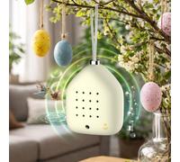 RELAXOUND Lily Bells - Decorative Sound Pendant with Motion Sensor, Soft Birdsong Chirping Chirping & Water Sounds - Relaxation for Home Stylish Gift Idea - Sunwing - Yellow (Pastel Yellow)