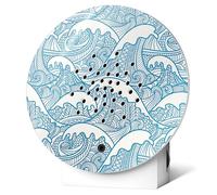 RELAXOUND Original Oceanbox "Azure Sea Art" - Modern Nature Sounds Box - Relaxing Sea Atmo - Motion Sensor with Sound - Nature Sounds Soundbox