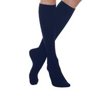 Relaxsan 811W (Navy 3-M) Compression Socks for Women and Men, Wool and Cashmere Thermal Socks, Made in Italy