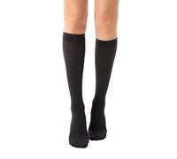 Relaxsan Compression Socks 815 (Smoke, L) Knee High Socks 18-22 mmHg for Women and Men, Circulation Socks in Lightweight Cotton