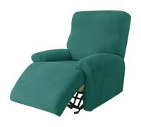 Relaxsofa Cover Lazy Chair Slipcover Waterproof Sofa Protector Solid Color Cushion Cover Fits 1/2/3/4 Seater Leaf Pattern Design & Stylish