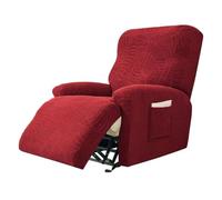 Relaxsofa Cover Waterproof Lazy Chair Slipcover Solid Color Cushion Cover for 1/2/3/4-Seater Sofas Leaf Texture Easy to Clean Stylish Home Decor