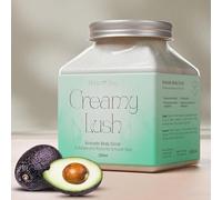 RelaxZing Exfoliating Scrub, Moisturizing & Nourishing Body Scrub, Tightens Pores and Removes Impurities, Soothing and Relaxing Shower Scrub, Creamylush Avocado, 350ml
