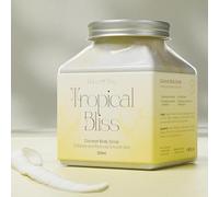 RelaxZing Exfoliating Scrub, Moisturizing & Nourishing Body Scrub, Tightens Pores and Removes Impurities, Soothing and Relaxing Shower Scrub, Tropical Bliss Coconut, 350ml