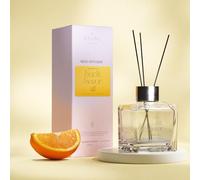 RelaxZing Reed Diffuser, Essential Oil Diffusers for Home, Aromatherapy Diffuser in Hand Blown Glass Container, Natural Reed Sticks, Perfect for Spacious Rooms, Sunlit Savor Orange Blossom, 150ml