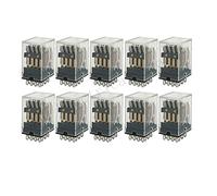 Relay 10PCS MY4NJ HH54P MY4N-J 14 Pin AC 12V 24V 36V 48V 110V 220V 380V Mini Intermediate Electromagnetic(AC 380V)