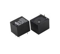 Relay 12V 4/5Pins T73 Small Normally Open Black Electromagnetic 10A JQC-3FF-S-H/Z 2Pcs(5 Pin Z,5PCS 12V)