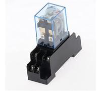 Relay 1Pc LY2NJ HH62P HHC68A-2Z Electronic Micro Mini Electromagnetic 10A 8PIN Coil DPDT with Base(AC 380V)