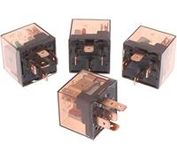Relay 1Pc Waterproof Automotive 12V 80A 4/5Pin SPDT Car Control Device Relays High Capacity Switching(12V 4PIN 80A)
