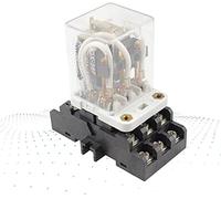 Relay 1set Intermediate JQX-38F 3Z 40A Power Electromagnetic with Base 11pin DC12V DC24V AC110V AC220V