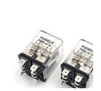 Relay 2pcs JQX-30F 2Z 30A High Power DC12V DC24V AC110V AC220V Intermediate Relays P30F 8-Pin DPDT 2NO 2NC(Onecolor)