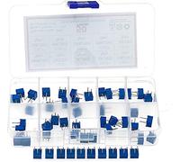 Relay 50Pcs 10 Value x 5pcs 100R-1M 3362 Potentiometer Package 3362P Adjustable Resistor kit Resistor elements