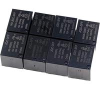Relay 5Pcs 10A HF3FF - JQC 3FF 5VDC 1ZS 12VDC -1ZS 24VDC-1ZS 5Pin DIP5 HF- JQC-3FF 5V 9V 12V 24V DC Relays(Onecolor)