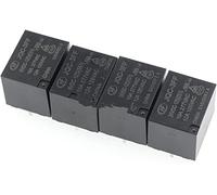 Relay 5PCS HF- JQC-3FF-5 005 9 009 12 012 24 024 VDC -1ZS 1HS Relay)(JQC-3FF-024-1HS-(4))