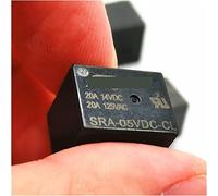 Relay 5PCS Industrial Electronic Circuit Board DIY sra-05v 12V 24 vdc-al-cl T74 20A 4-pin 5-pin(SRA-24VDC-AL-4-pin)