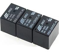 Relay 5pcs SRA- 05V 12V 24VDC-AL-CL T74 20A 4-pin 5-pin)(SRA-05VDC-CL-(5))