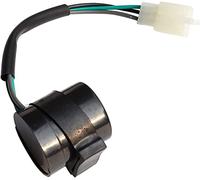Relay Black 3 Pins Round Turn Signal Flasher Blinker for GY6 50-250cc Motorcycles Scooters Moped ATV