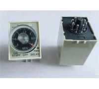 Relay DC12V DC24V AC36V AC110V AC220V AC380V Power Off Delay 2NO 2NC 8Pin 1S/5S/10S/30S/60S 1Pcs(1S,110v)