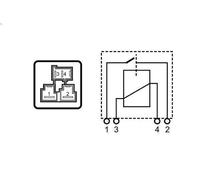 Relay, glow plug system MAHLE MHG 19 for NISSAN SERENA (C23) 2.3 1995-2001