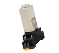 Relay H3Y-2-C DC12V 5A 8 pins 2NO+2NC 0-30 minutes with base for industrial circuit control and protection