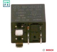 Bosch 0986AH0300 Mini Relay 12V 20A, IP5K4, Operating Temperature from -40 Degree to 85 Degree C, 4 Pin Relay