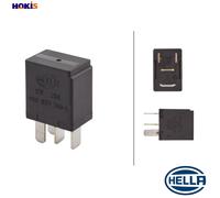 HELLA 4RA 933 766-111 Relay, main current - 12V - 4-pin connector - Wiring Diagramme: S2 - Plug: C - Normally Open Contact - Colour: Black - without holder