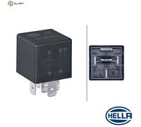 HELLA 4RA 965 400-141 Relay, main current - 24V - 5-pin connector - Normally Open Contact/Dual Output