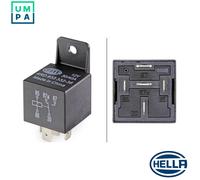 HELLA 4RD 933 332-361 Relay, main current - 12V - 5-pin connector - Changeover Contact - with holder